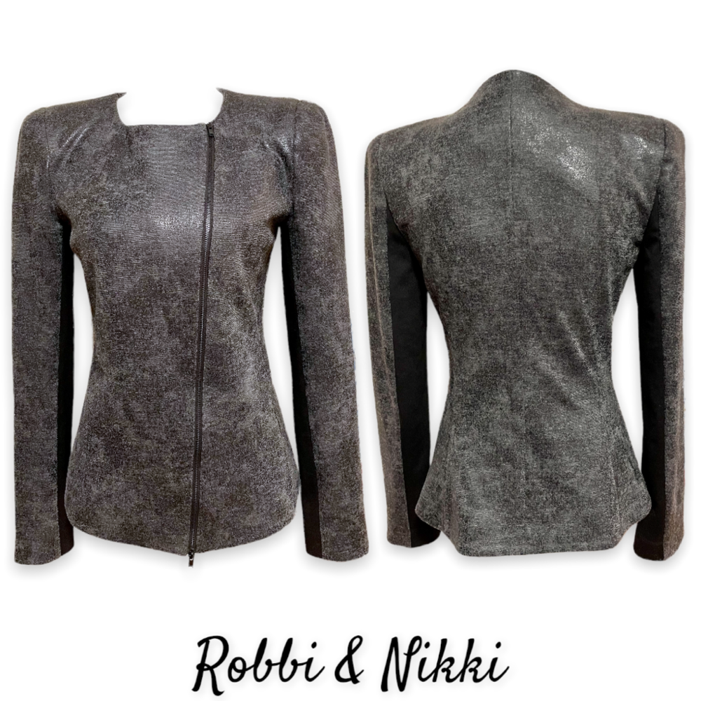 REVOLVE Robbi & Nikki Assymetric Zip Jacket Size S